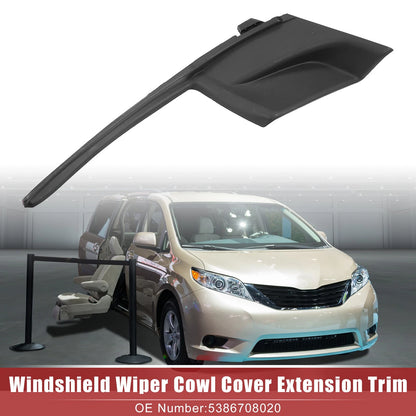 Front Left Windshield Wiper Cowl Panel for Toyota Sienna (2011-2020)