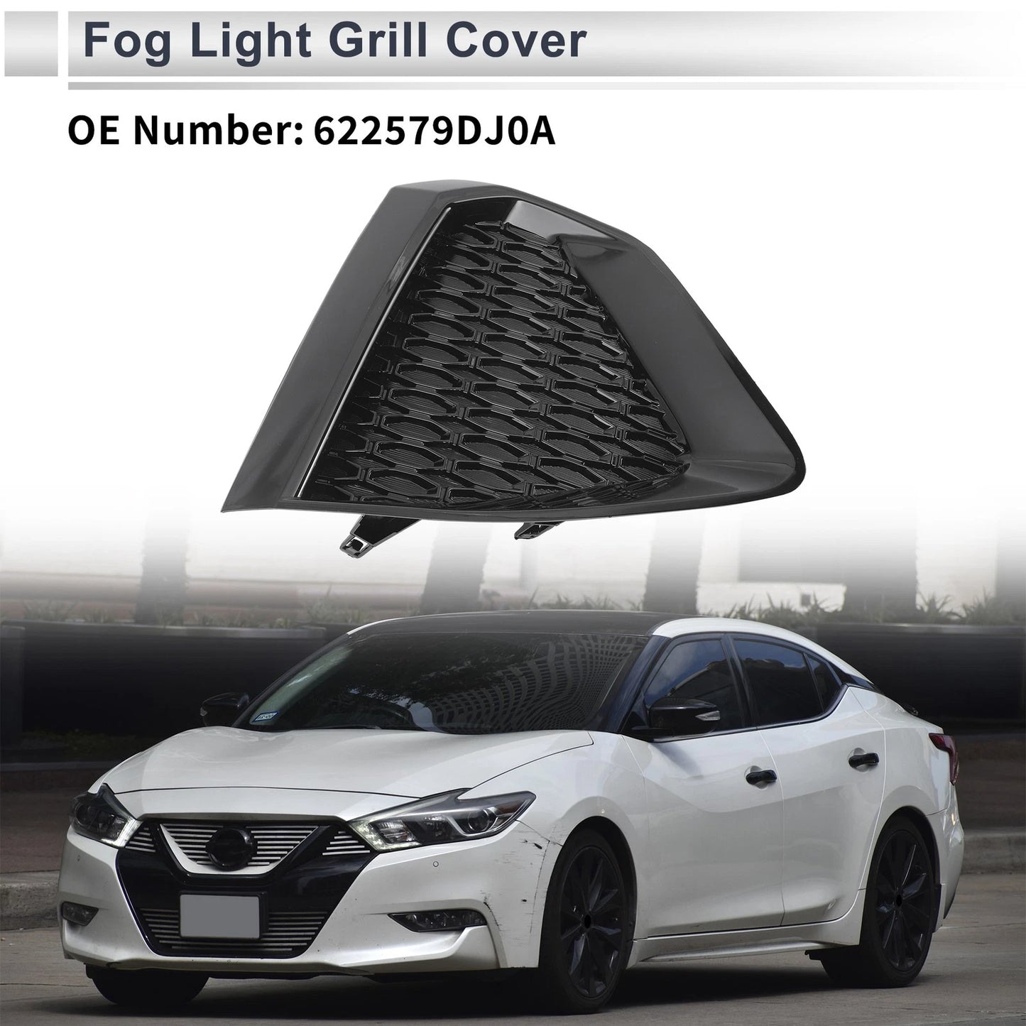 Front Right Fog Light Grill for Nissan Maxima (2019-2022)