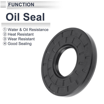 Oil Seal 40x90x10mm 5x Seal Ring Shaft Seal Nitrile Rubber for MakeModel
