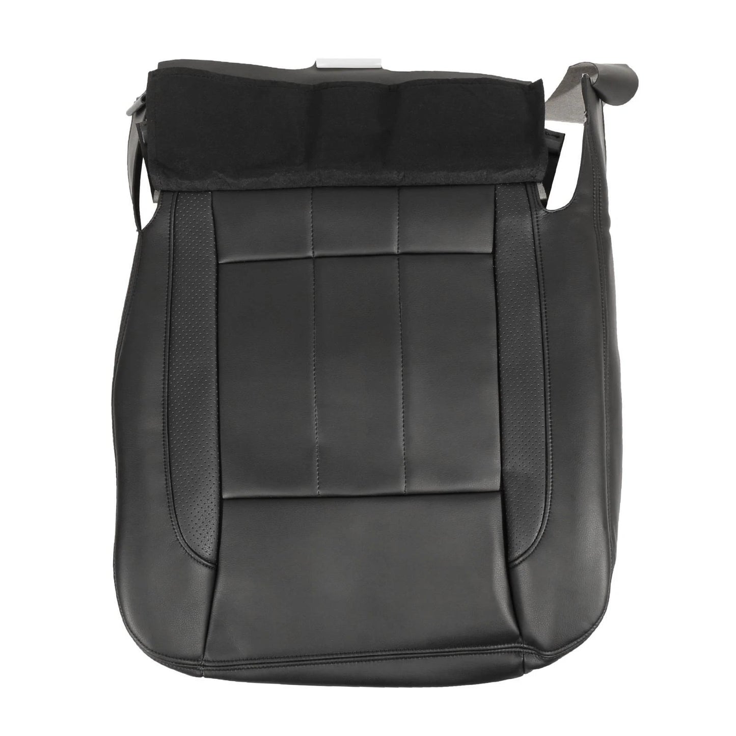 Seat Bottom Cover Black Faux Leather Protector for Dodge Ram