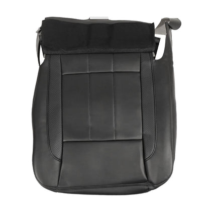 Seat Bottom Cover Black Faux Leather Protector for Dodge Ram