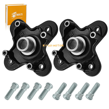 2PCS Front/Rear Wheel Hubs for Polaris RZR S 900 and RZR 4 900 (2015-2025)