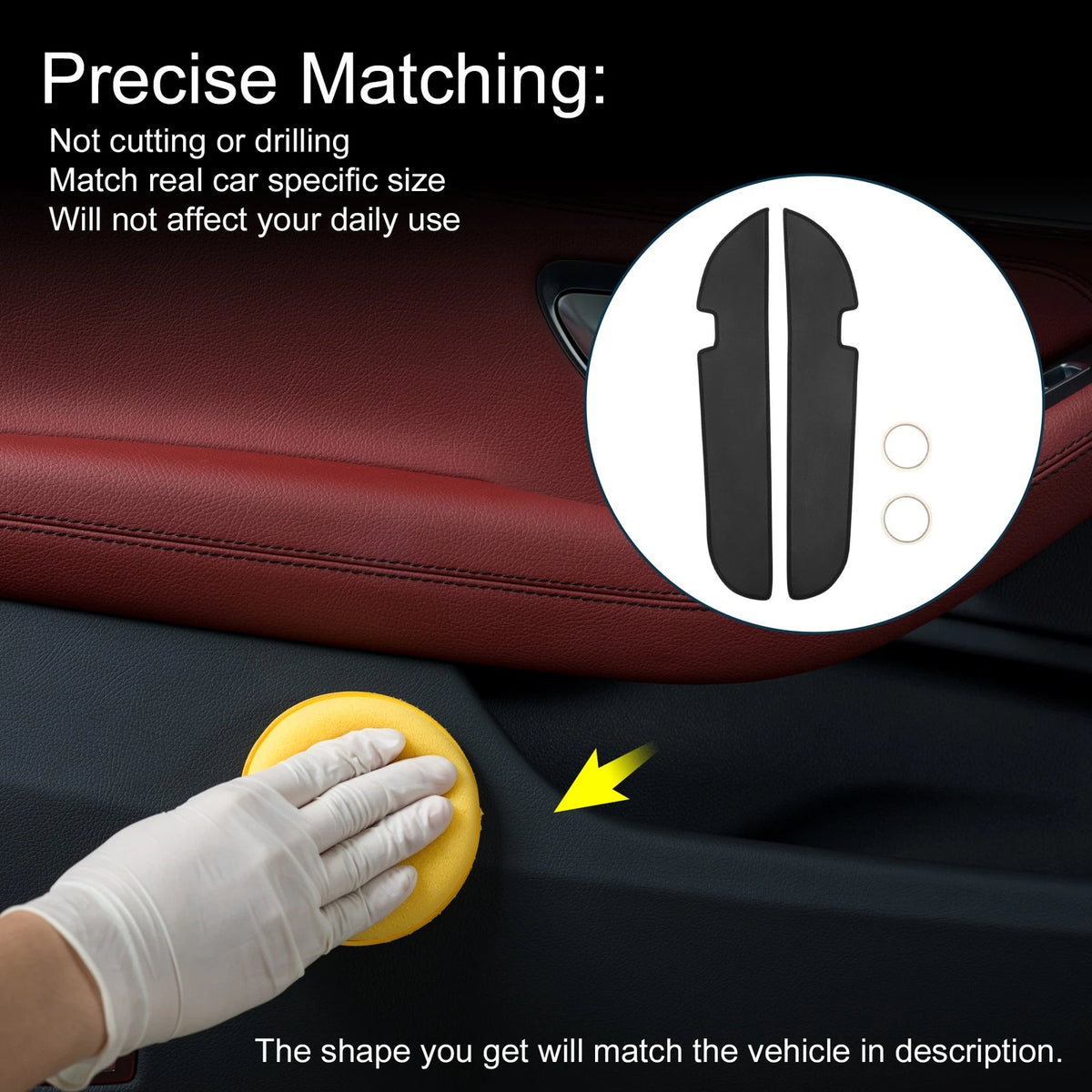 Car Door Anti Kick Pad Sticker Protector for Honda Odyssey (2015-2019)