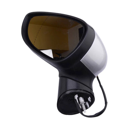 Silver Left Side Rearview Mirror for Ford Fiesta MK7 (2013-2017)