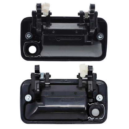 2 x Front Outer Door Handles Black for Suzuki Vitara TA (1988-1998)