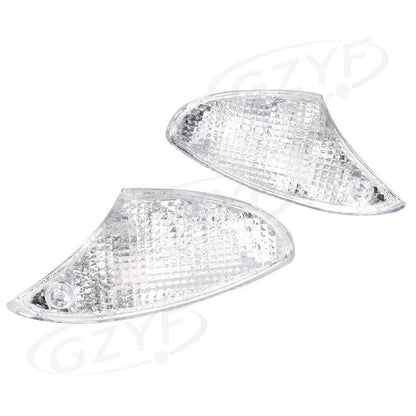Clear Front Turn Signal Lens Covers  for BMW K1200S K1300S (All Years)