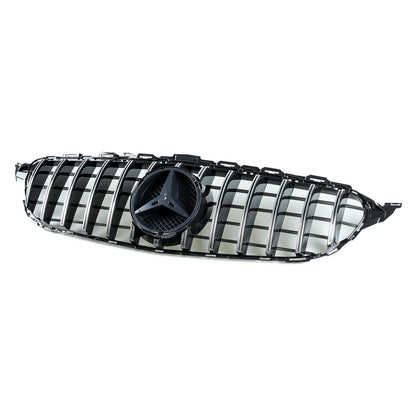 Grille for Mercedes Benz C-Class W205 Chrome GT Style (2015-2018)