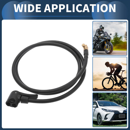 Inflator Extension Tube 51.18in M8x0.8 0.305in x32TPI for Car Motorcycle