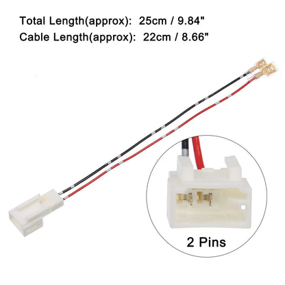 4 x Car Speaker Connector Wire Harness Adapter Auto Connector for Toyota