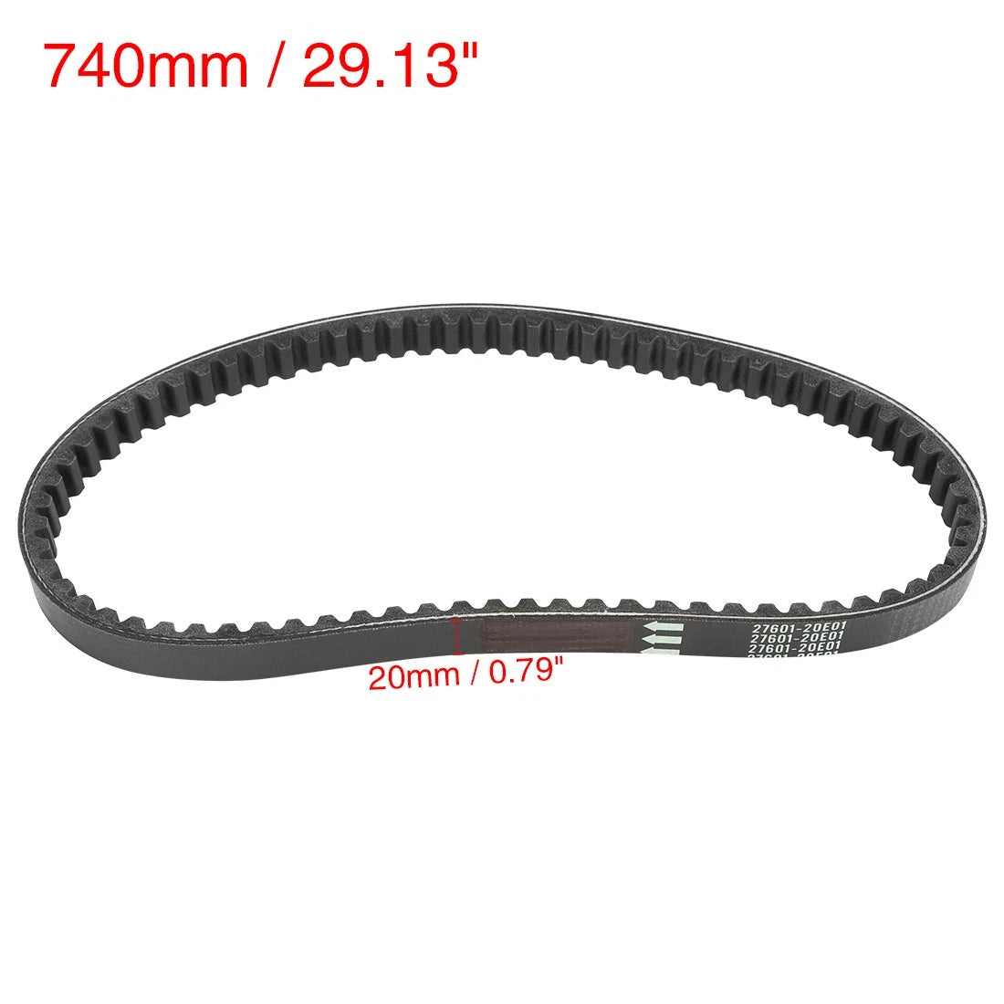 Rubber Motorcycle Transmission Driving Belt for Suzuki AN125