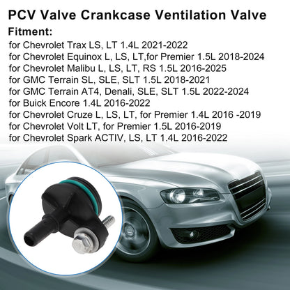 PCV Valve Exhaust Control Crankcase Ventilation for Chevrolet Trax