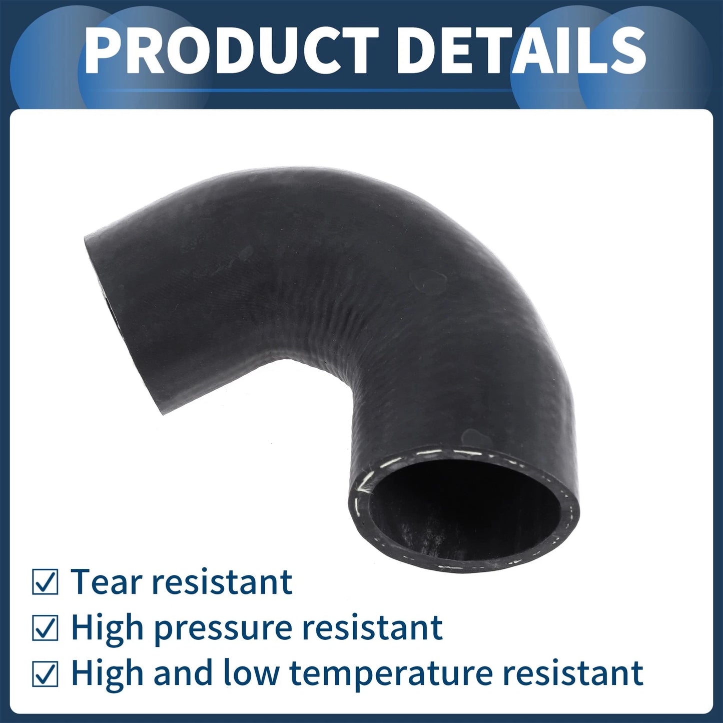 Radiator Hose for BMW X5, X6 2011-2014, 2 x Rubber Hose