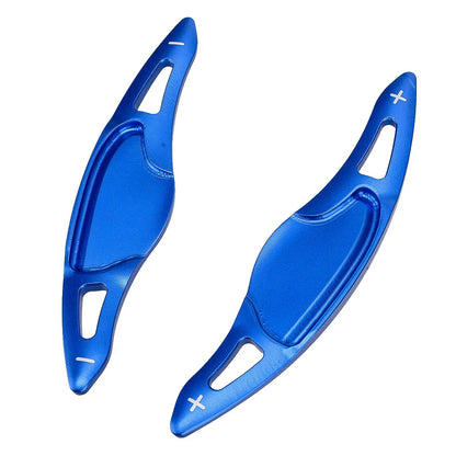 Blue Steering Wheel Paddle Shifter Extensions for Honda Civic (2022-2023)