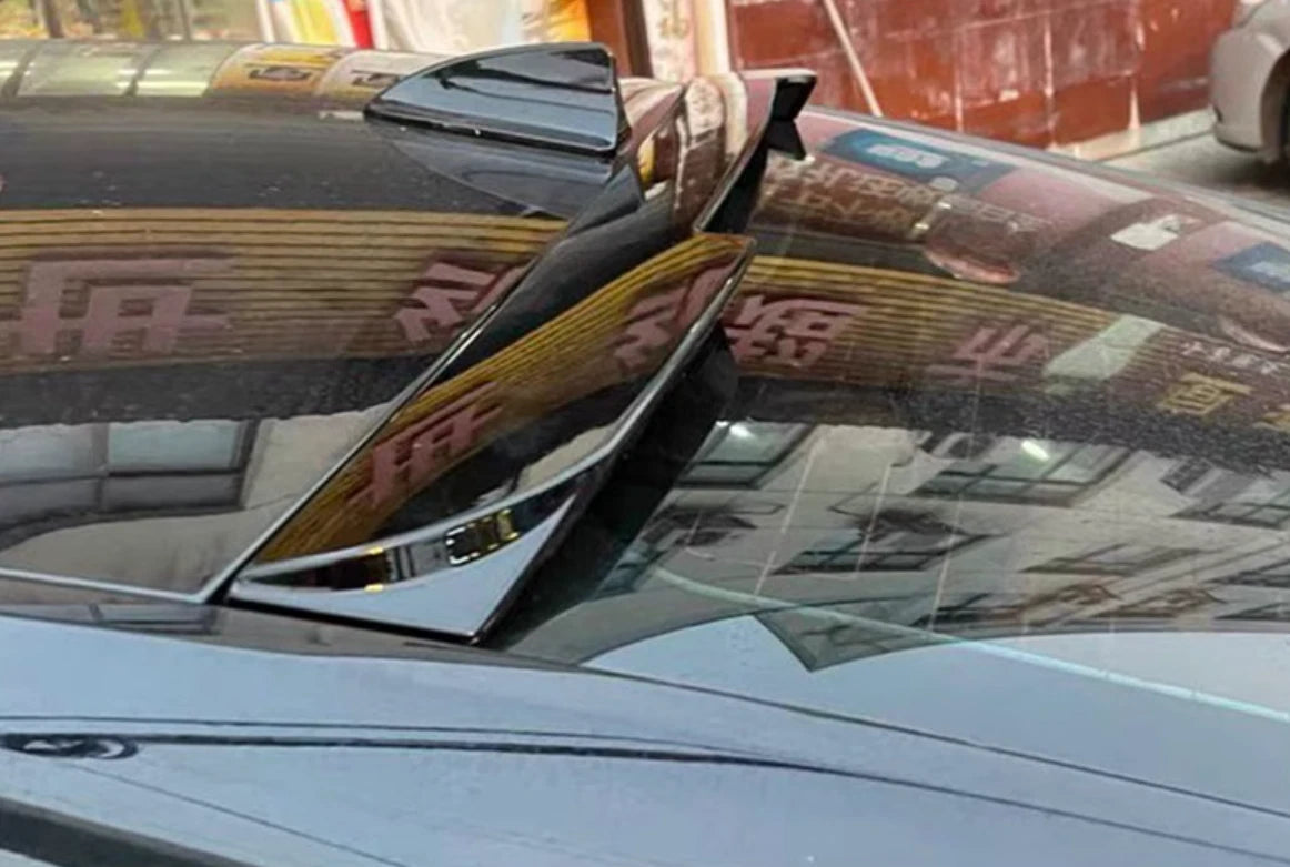 ABS Black Rear Roof Spoiler Wing V Style for Ford Mondeo Fusion (2013-2020)