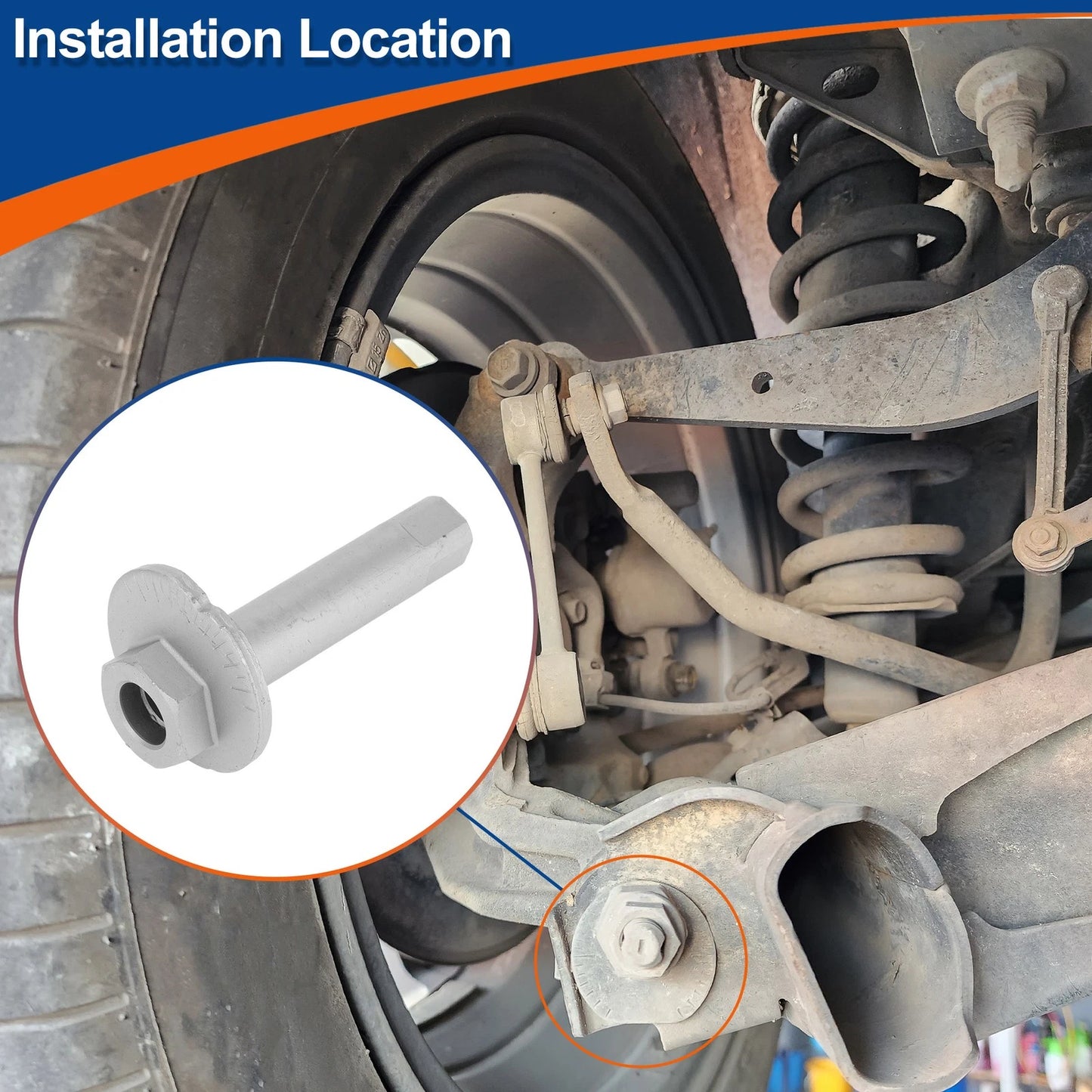 Camber Alignment Bolt Toe Adjust for Toyota 4Runner (2010-2022)