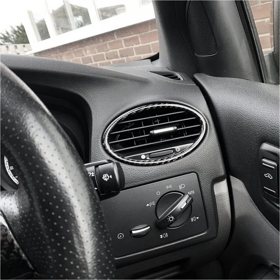 4 x Car Interior Air Outlet Trim Circle for Ford Focus (2005-2011)
