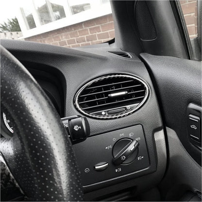 4 x Car Interior Air Outlet Trim Circle for Ford Focus (2005-2011)