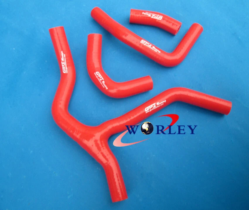 Aluminum Radiator + Blue Silicone Hose for Honda CRF450R (2015-2016)
