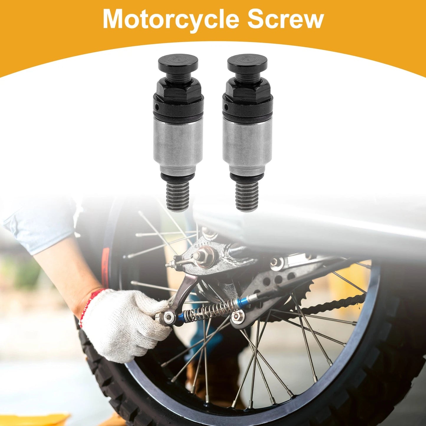 Screw M5x0.8 Fork Air Bleeder Valve 2 x Motorcycle