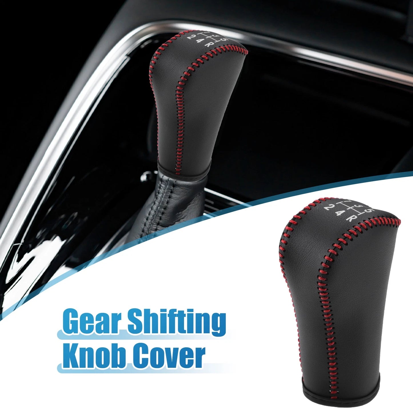 Nissan Tiida Gear Shifting Knob Cover Trim 2005-2010 Black Red