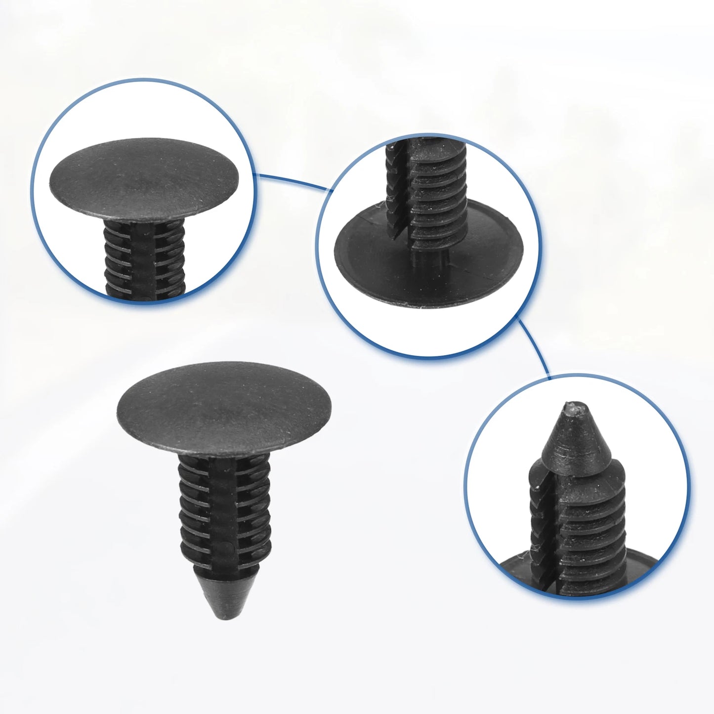50 Pcs Car Fasteners Buckle Ceiling Lining Trim for Dodge Toyota Jeep