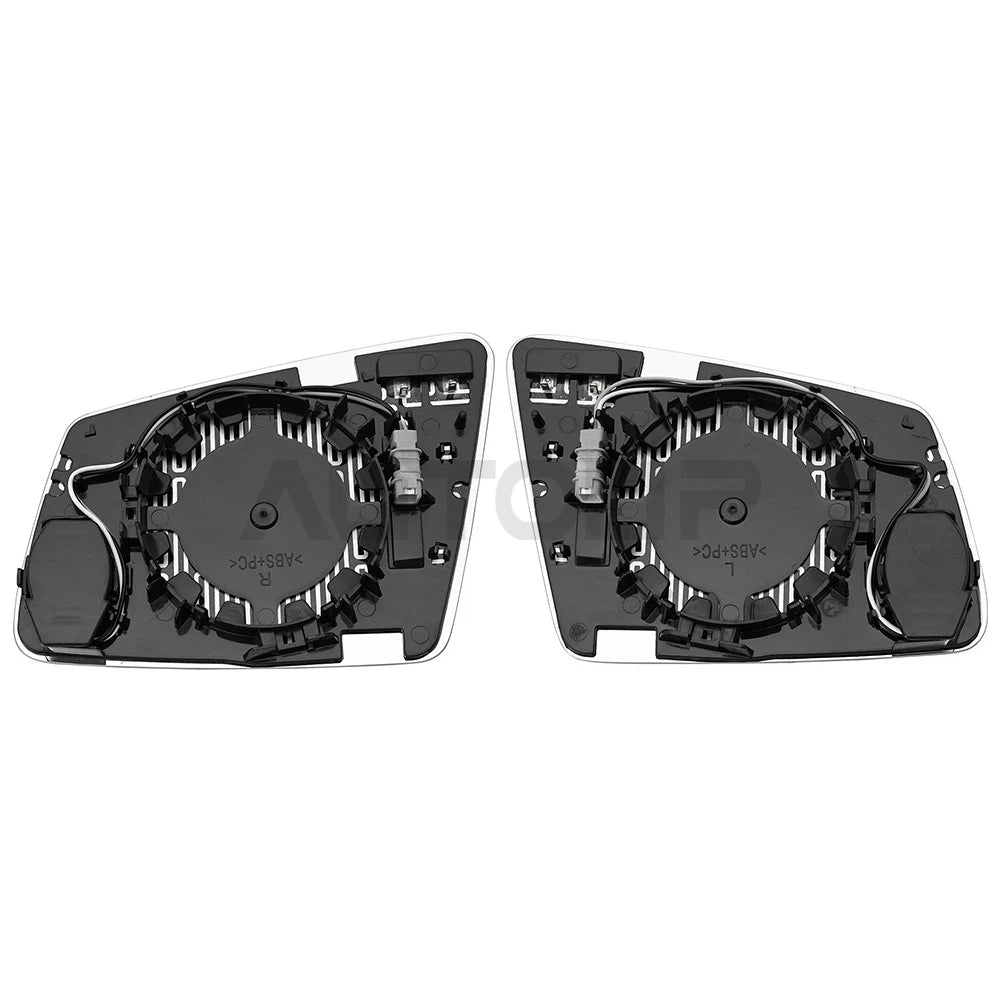2 x Left+Right Side Mirror Glass Heat W/Blind Spot for Benz E250 E350 E400 E550