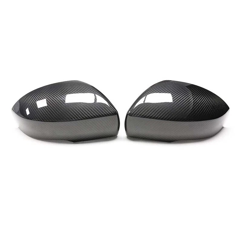 Real Carbon Fiber Addon Rearview Mirror Cover Trim Fit For Range Rover Sport