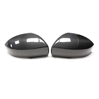 Real Carbon Fiber Addon Rearview Mirror Cover Trim Fit For Range Rover Sport