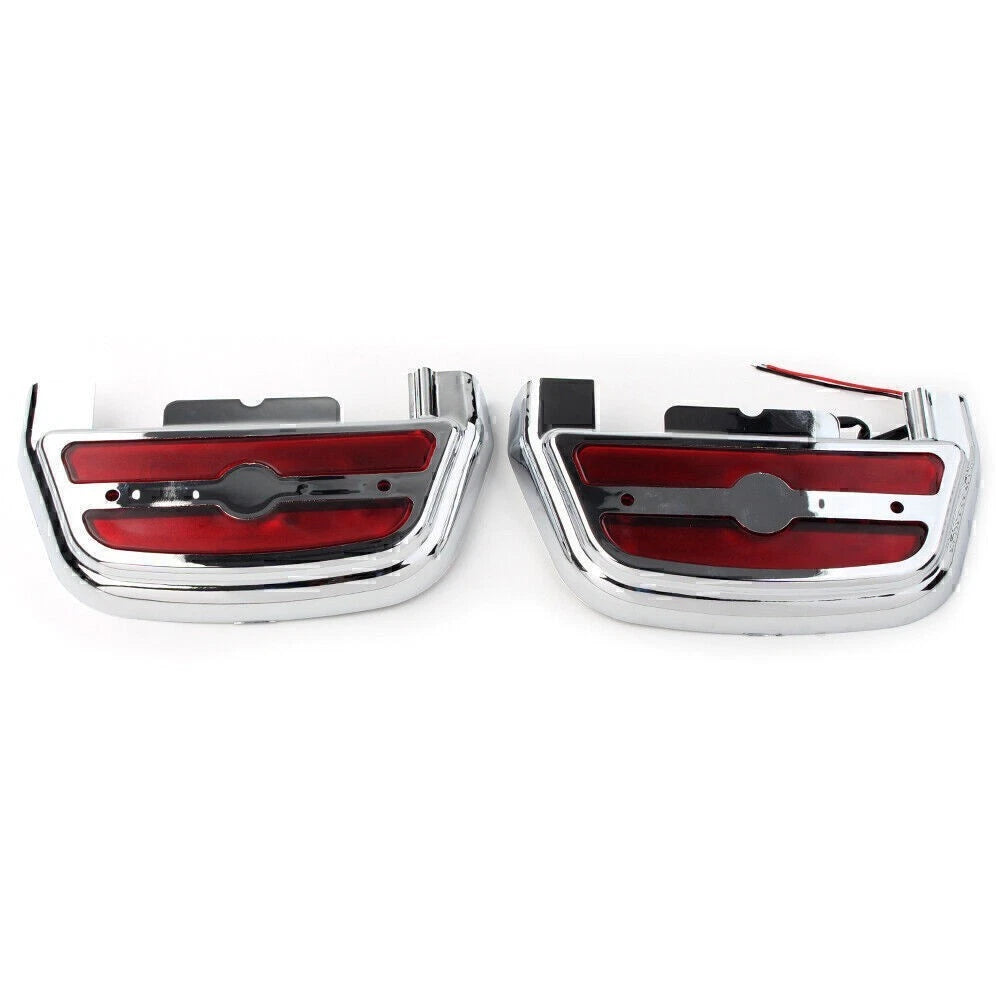 LED Light Passenger Footboard Cover for Harley Touring Road King (2014-2023)