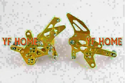 CNC Rearset Foot Pegs for Yamaha YZF R25 (2014-2017) - Gold Finish