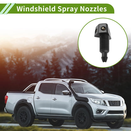 Washer Nozzle w/ Hose Connector for Ford