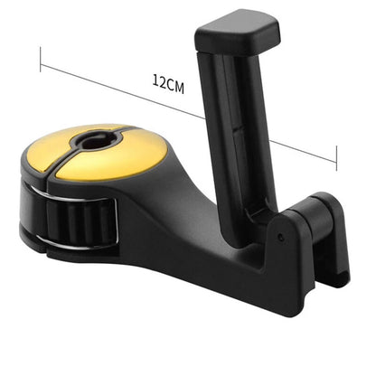 Car Headrest Hidden Hooks for Seat - 4pc Set