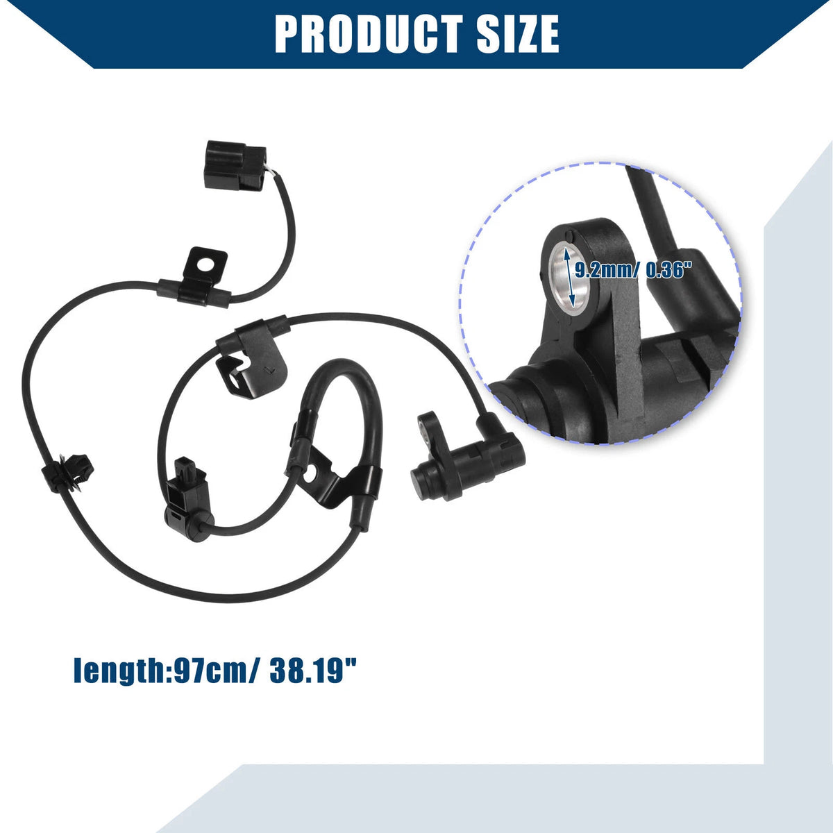 4 x ABS Wheel Speed Sensors for Mitsubishi L200 2.5L (2012-2015)