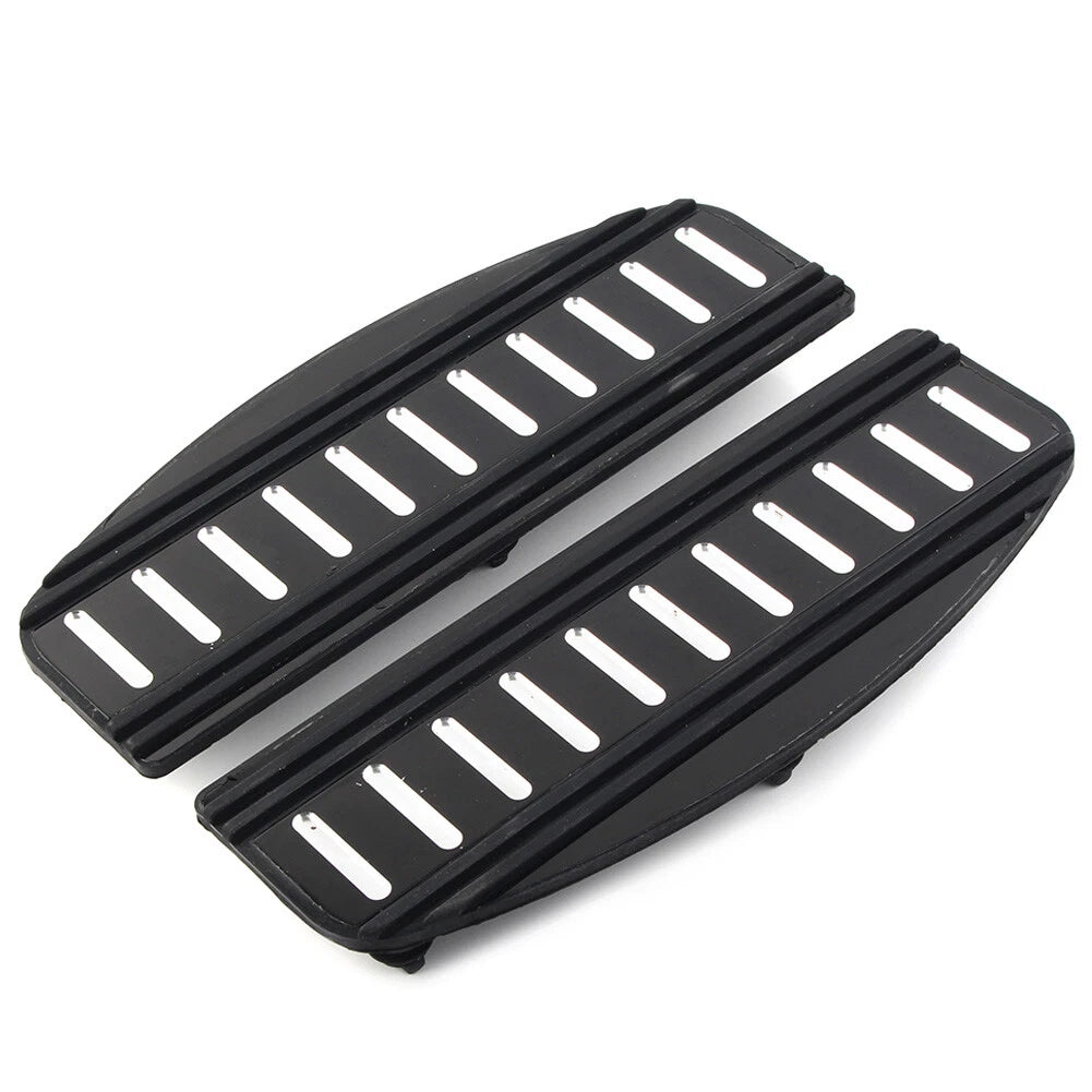 Rubber Floorboard Footboard Kit for Harley Touring FLHR 1986-2019 Black