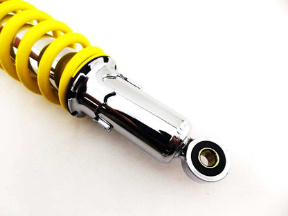 365mm JBS Yellow/Chrome Shock Absorbers for Kawasaki F9 Bighorn