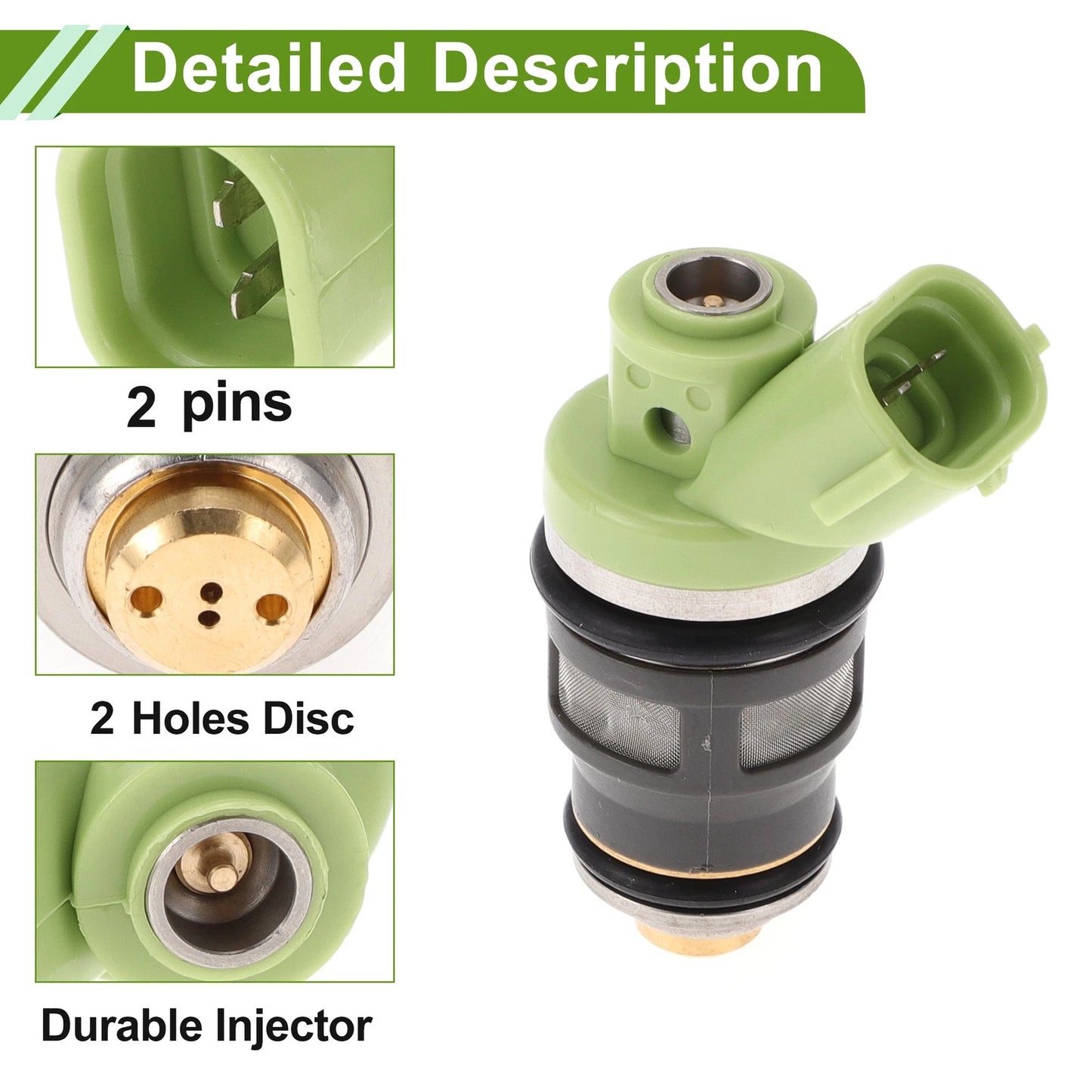 Fuel Injector 1 Pcs for Toyota Hiace Van (RZH10) (1995-2004)