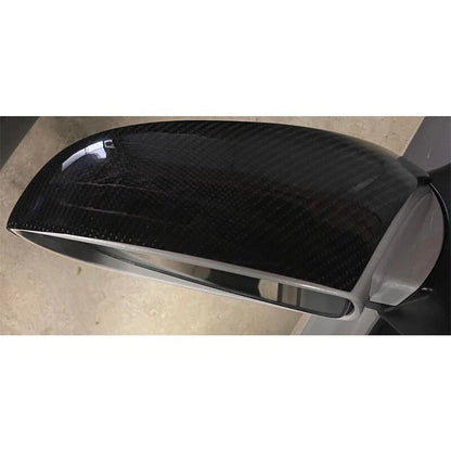 Carbon Fiber Add-on Side Mirror Cover Caps for Hyundai Genesis Coupe 2008-2012