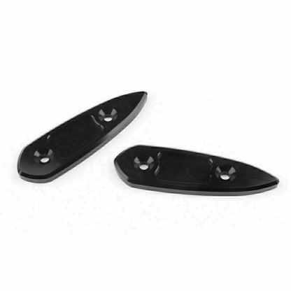 CNC Mirror Caps for Yamaha YZF R3 (2015-2016), R25 (2013-2015) Black