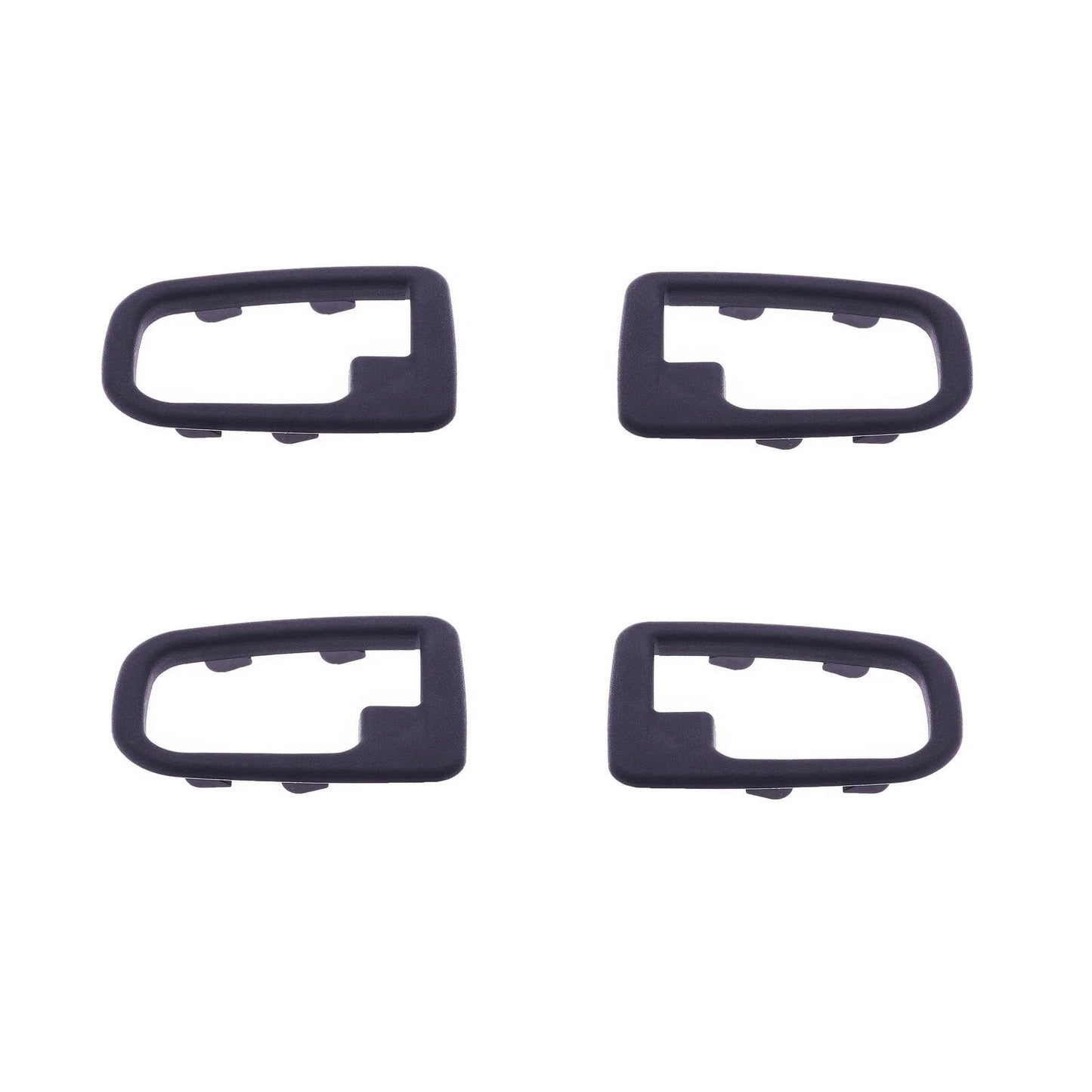 4pcs Textured Black Inner Door Handle Trim for BMW 3 Series (1990–1999)