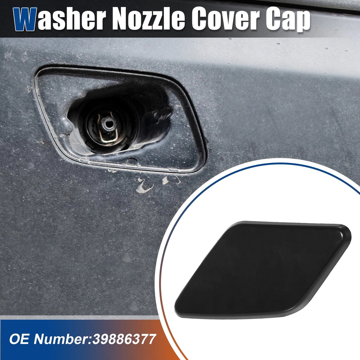 Left Side Headlight Washer Nozzle Cover for Volvo V50 (2008-2012)