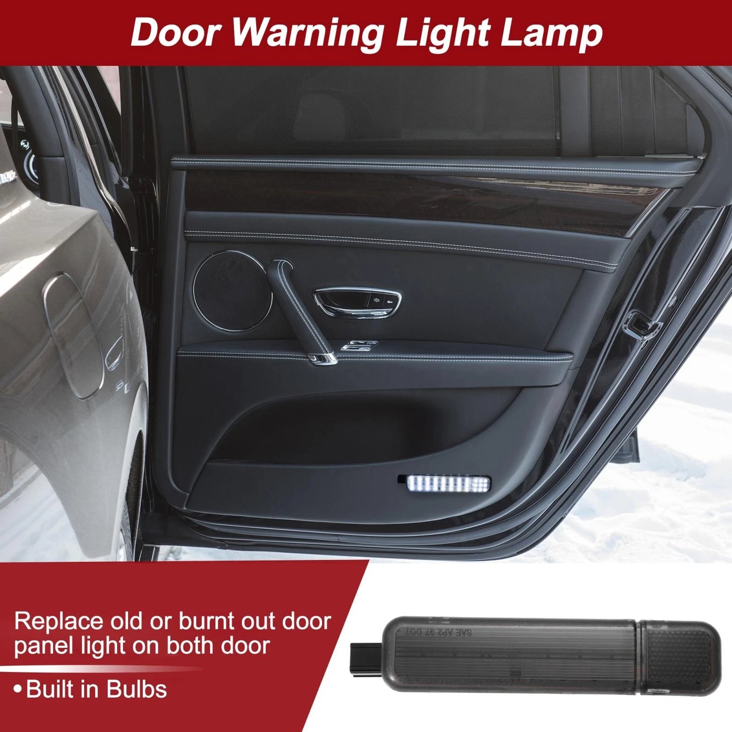 Interior Door Panel Courtesy White Light for Chevy Silverado 1500
