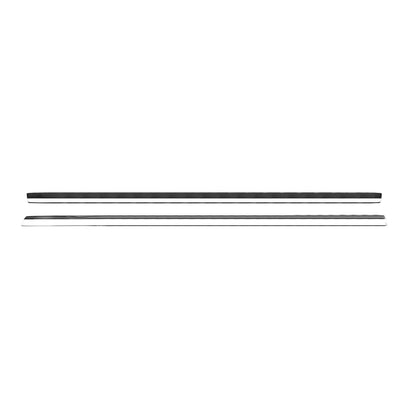 8 x Titanium Black Window Moulding Seal Belt Strips for Benz GLC (2016-2022)
