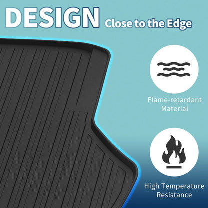 Flat Face Cargo Liner Rear Trunk Mat for Honda Civic (2022-2024) 1 Pc