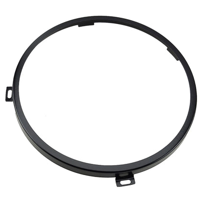 2 x Black 7" Headlight Bracket Holder Rings for Jeep Wrangler JK (2007-2018)