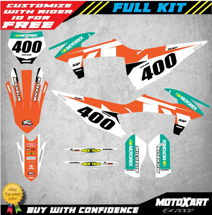 Decal Kit RECKLESS Style Stickers for KTM SXF 250 450 (2019-2020)