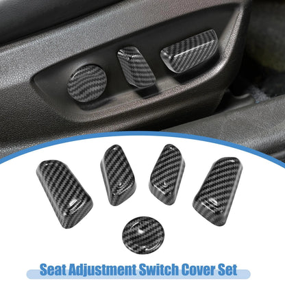 5 x Seat Adjustment Button Switch Cover Trim Set for Toyota Camry (2018-2022)