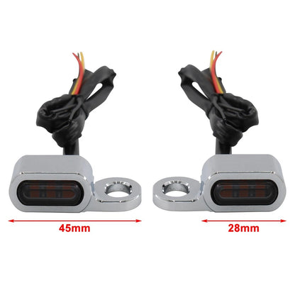 2 x Mini LED Front Turn Signal Indicator Lights for BMW R18 (2020-2023)