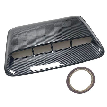 Universal Carbon Fiber Look Car Air Scoop Cover