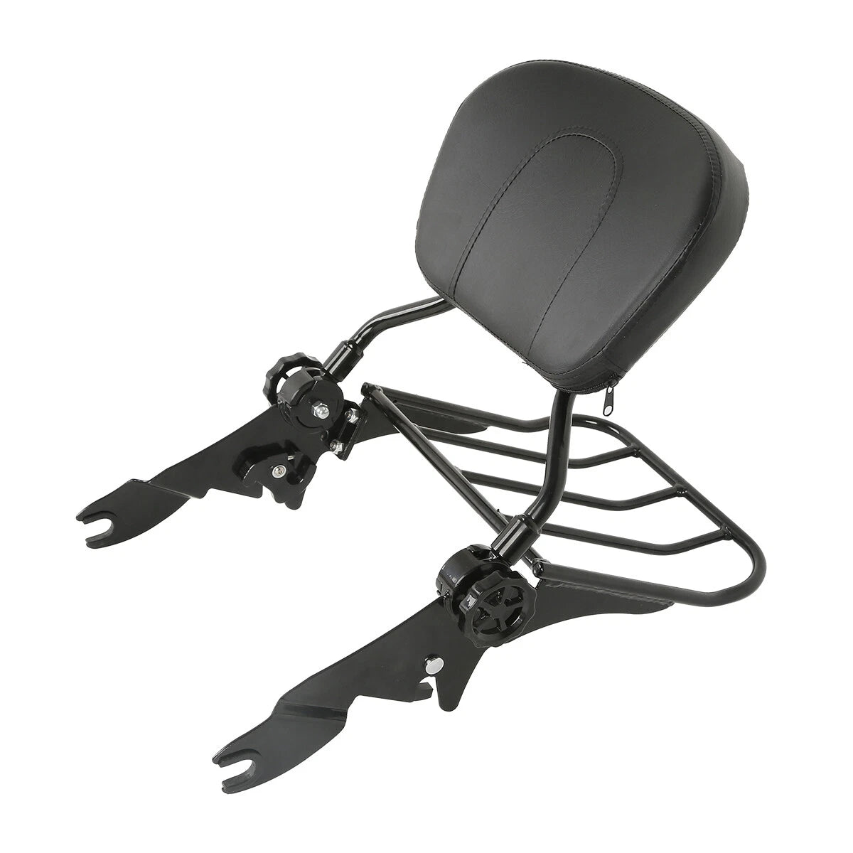 Detachable Backrest Sissy Bar & Luggage Rack for Harley Touring (2009-2025)