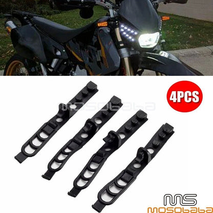 Off Road Motorcycle Headlight Fairing Rubber Straps for Dirt Bike Dual Sport